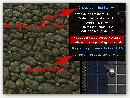 Item Chaos +6 +12 Item Chaos +6 +12