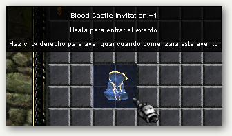 Blood Castle Invitation Blood Castle Invitation